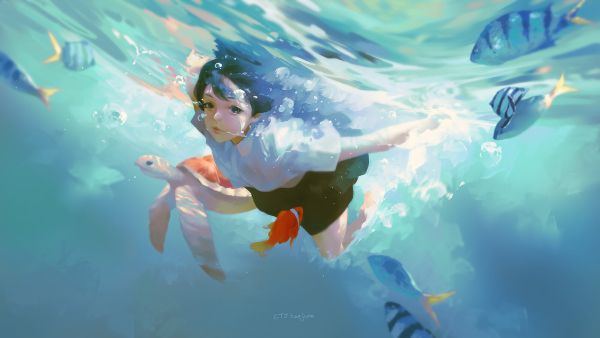插画大神Taejune Kim教程+图集+笔刷-百度云盘下载