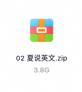 夏说英文-百度云盘下载