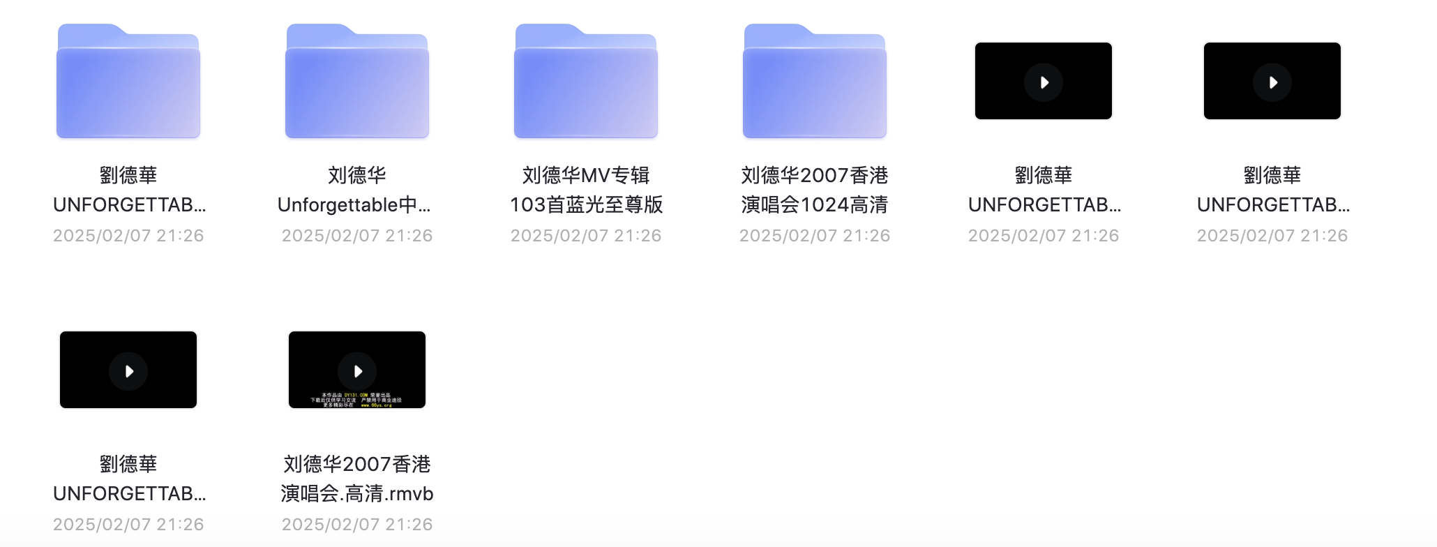 刘德华演唱会合集-阿里云盘下载